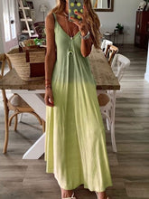 Load image into Gallery viewer, Summer Sexy Off Shoulder V-neck Print Dress Women Casual Sleeveless Long Party Dress Autumn Ladies Spaghetti Straps Dresses