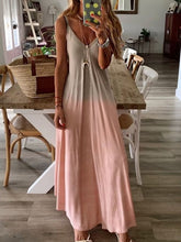 Load image into Gallery viewer, Summer Sexy Off Shoulder V-neck Print Dress Women Casual Sleeveless Long Party Dress Autumn Ladies Spaghetti Straps Dresses