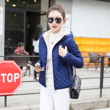 Load image into Gallery viewer, Vangull New Spring Autumn Women's Clothing Hooded Fleece Basic Jacket Long Sleeve female Coats Short Zipper Casual Outerwear