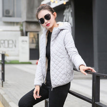 Load image into Gallery viewer, Vangull New Spring Autumn Women's Clothing Hooded Fleece Basic Jacket Long Sleeve female Coats Short Zipper Casual Outerwear