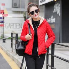 Load image into Gallery viewer, Vangull New Spring Autumn Women's Clothing Hooded Fleece Basic Jacket Long Sleeve female Coats Short Zipper Casual Outerwear