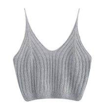 Load image into Gallery viewer, 2018 Fashion Hot New Women's Summer Basic Sexy Strappy Sleeveless Racerback Crop Top High Quality